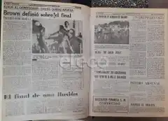 En el ‘87, la única vez de Brown en Tandil