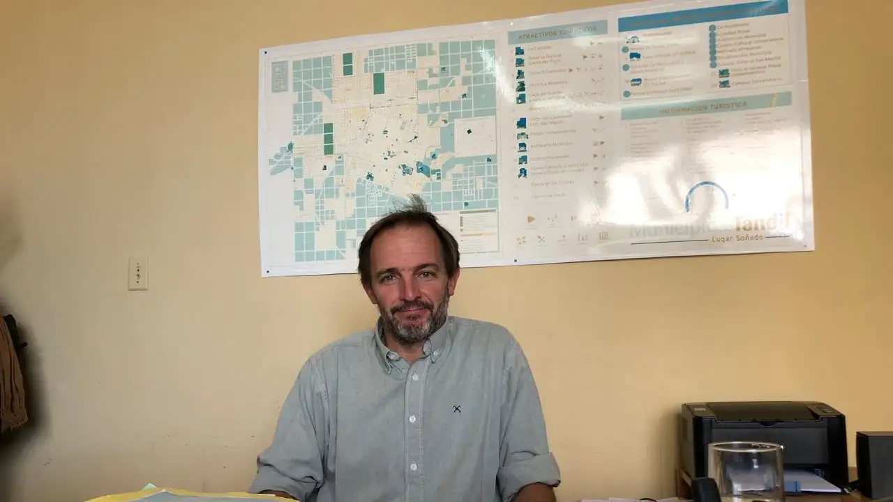 El secretario de Obras Públicas, Luciano Lafosse.