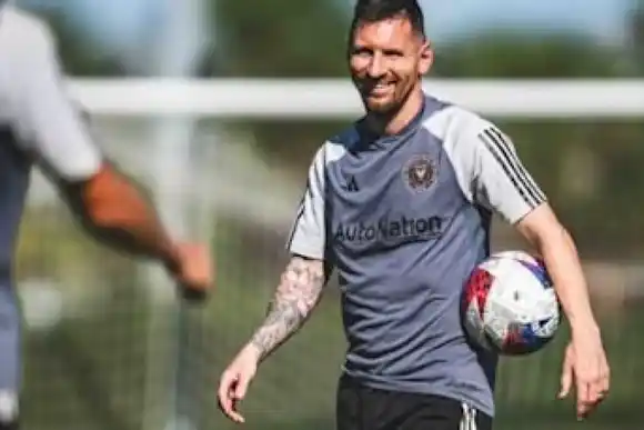 Messi volvió a los entrenamientos en el Inter Miami