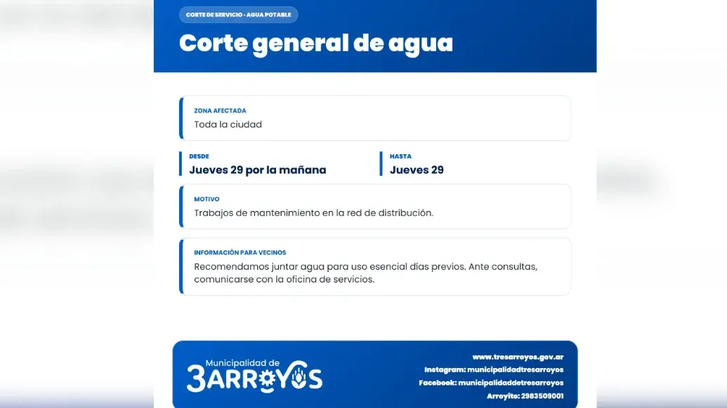 Flyer oficial enviado a la prensa