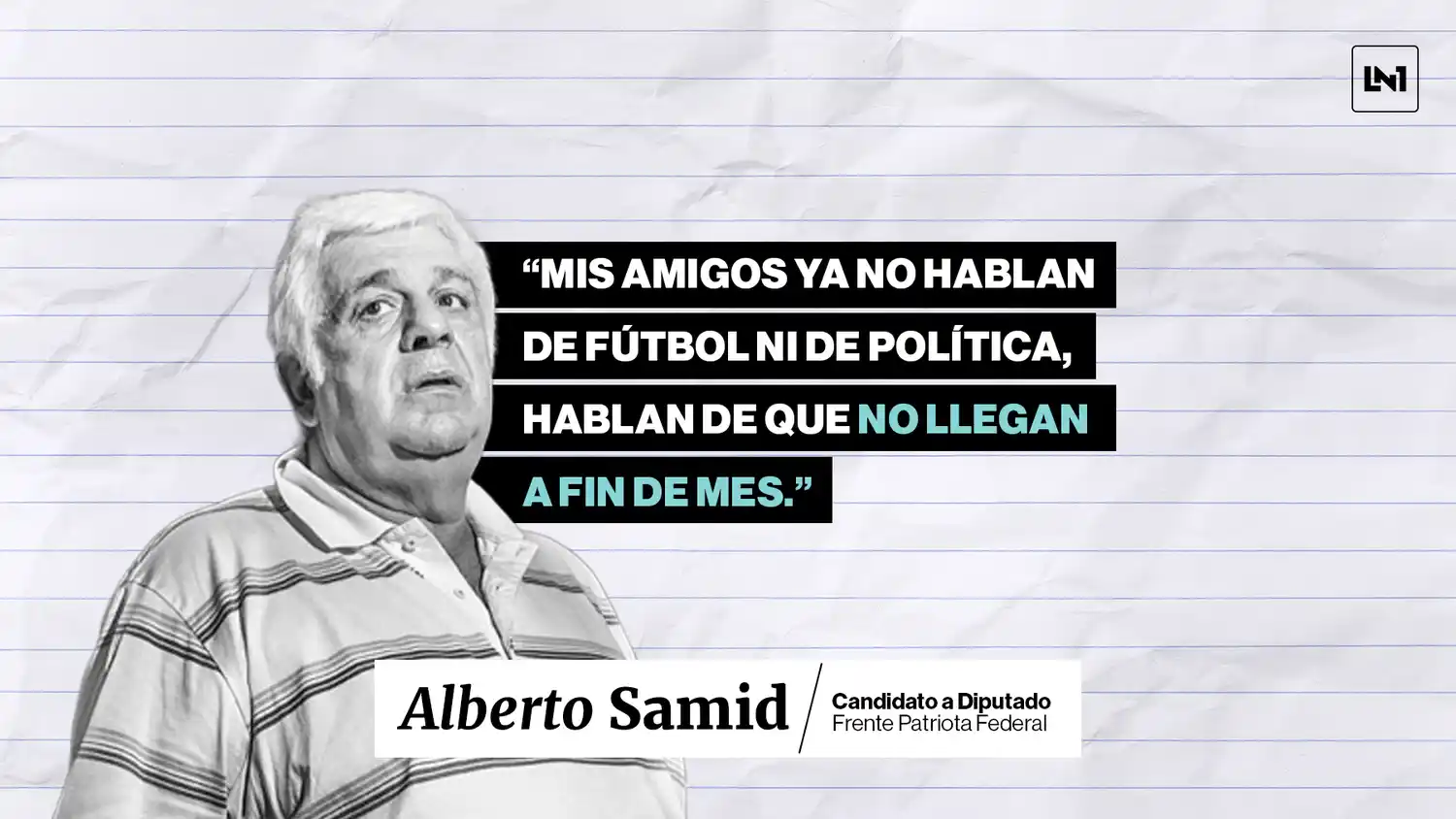 Alberto Samid, el 'Rey de la Carne', busca que los argentinos vuelvan a comer asado: "Seré la sorpresa de esta elección"