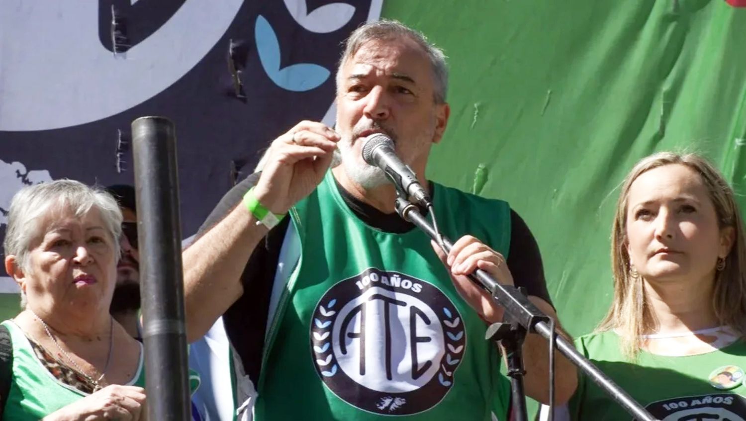 Dirigente sindical ATE, Rodolfo Aguiar