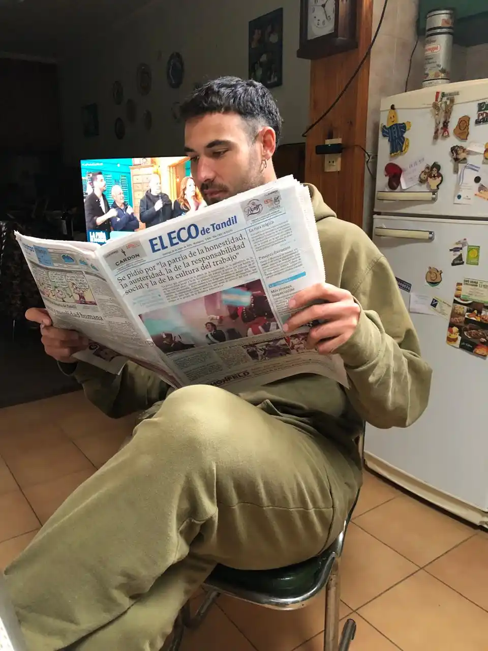 Ignacio Zulberti, protagonista de la tradicional sección de El Eco de Tandil.