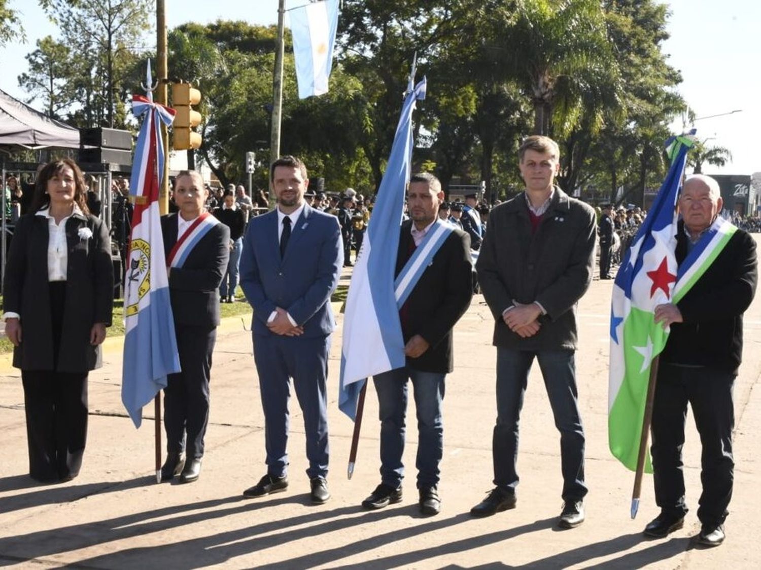 Avellaneda conmemoró el Día de la Bandera con un acto cívico militar