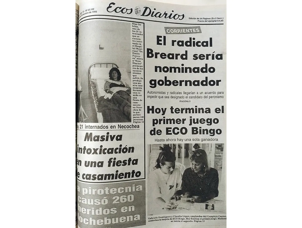 Sábado 26 de diciembre de 1992