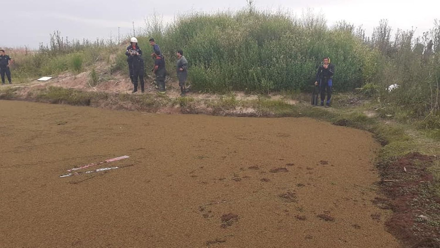 Dos personas fueron halladas muertas ahogadas en una tosquera de San Vicente