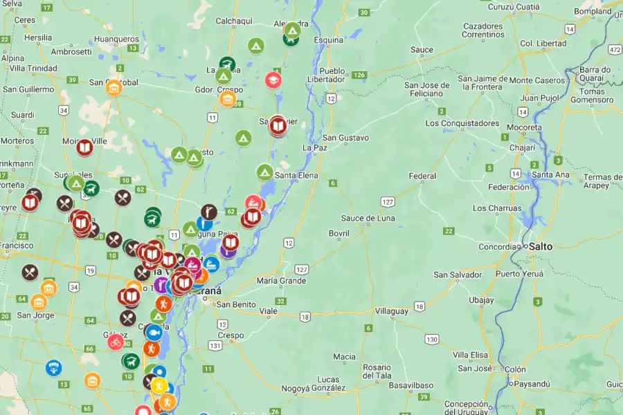 Turismo: Presentaron el Mapa Interactivo del Corredor