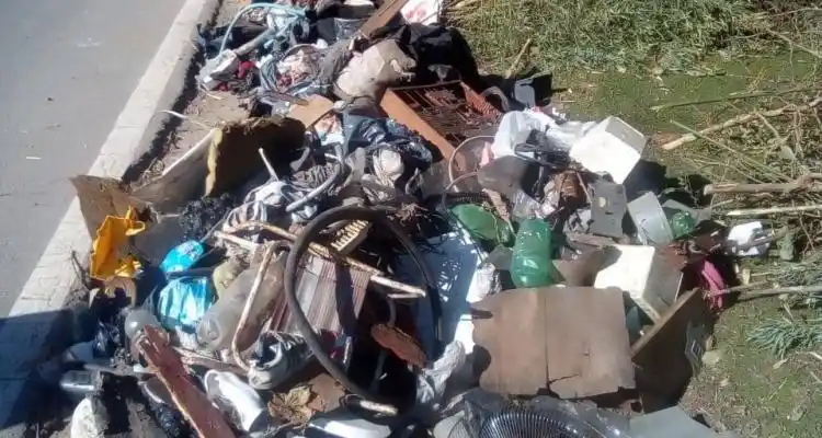 Limpiaron la barranca  y planifican un rosedal