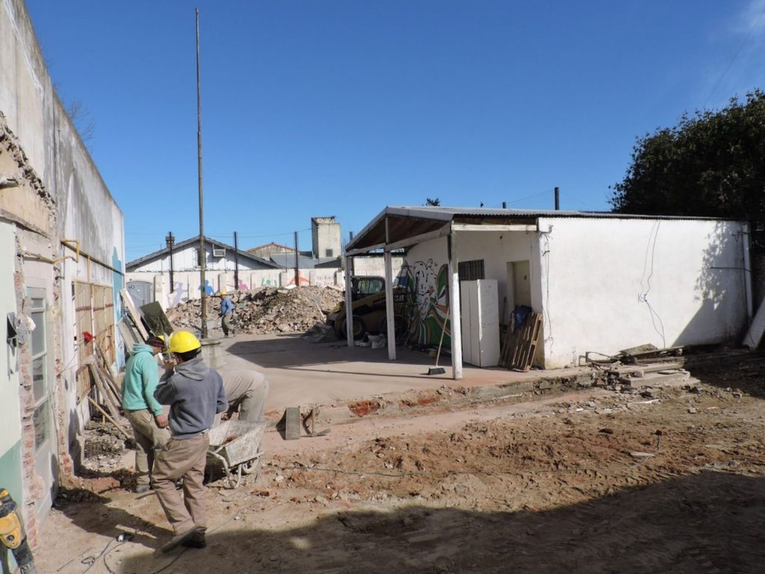 Avanza la obra de ampliación y reformas de la Escuela Secundaria 20