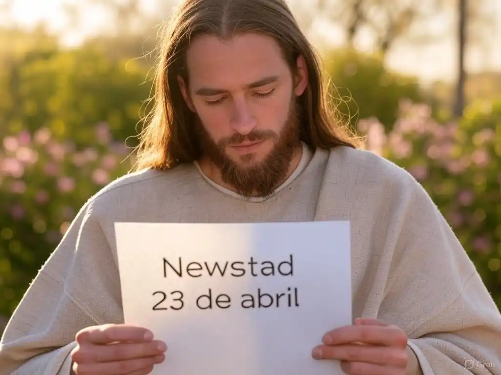 Santoral. Francisco, leyendo el Santoral del 23 de abril.