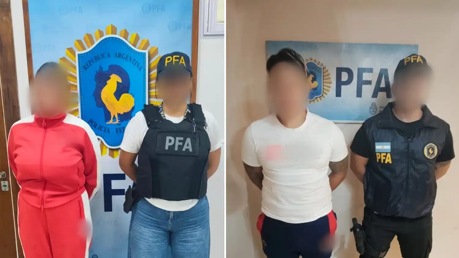 Los dos detenidos quedaron a disposición de la Justicia.