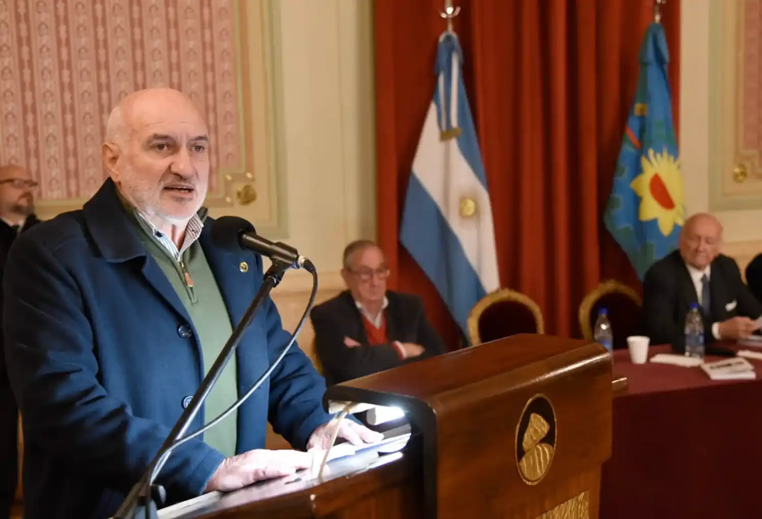 El rector Marcelo Aba.
