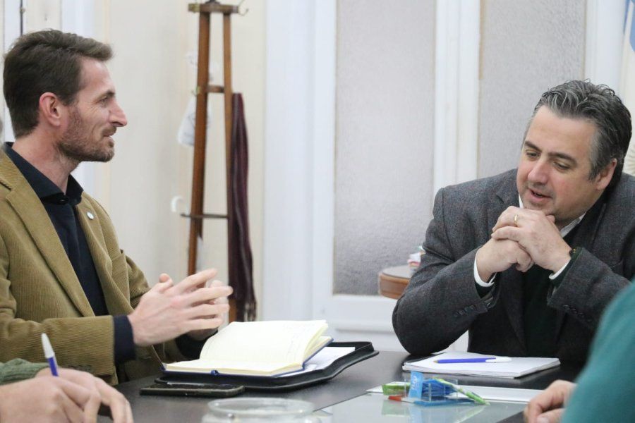 Reunión con el ministro de justicia y seguridad Pablo Cococcioni 