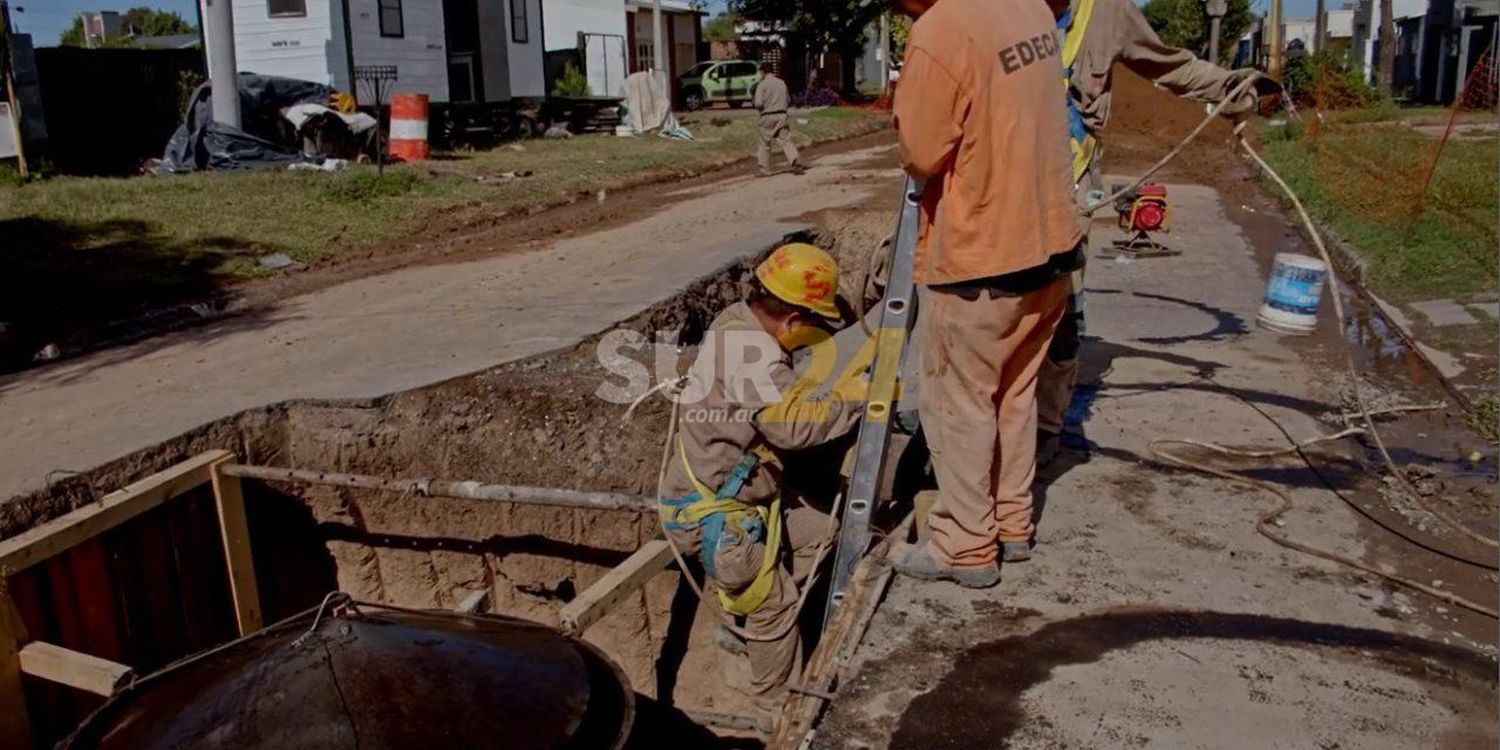 Extensión de redes cloacales en los barrios La Patria y La Quemada de Firmat