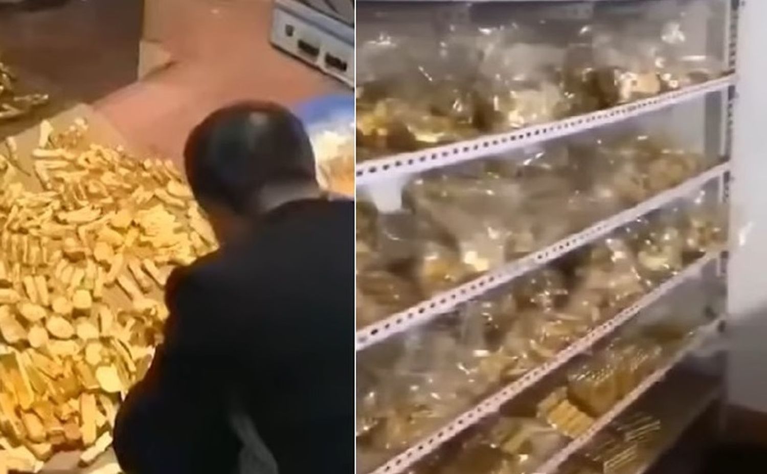 Un funcionario tenía en su sótano más de 13 toneladas de oro: fue detenido