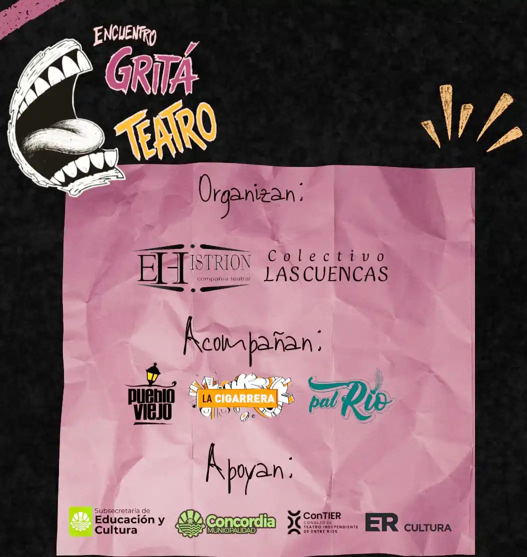 Encuentro GRITÁ TEATRO en Concordia