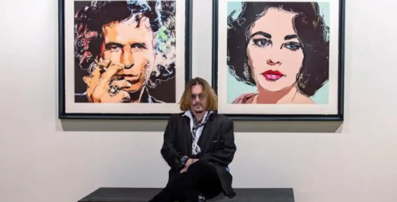Johnny Depp vendió todas sus obras de arte por más de 3,5 millones de euros