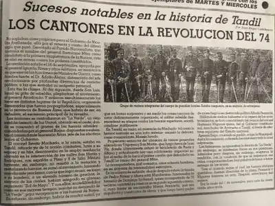 Los cantones en la revolución de 1874