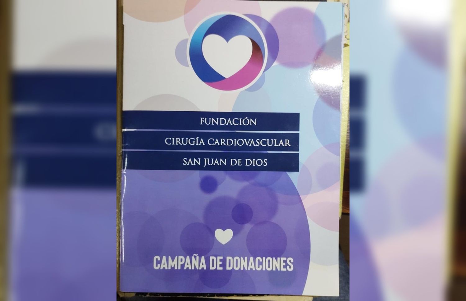 Los folletos aluden al Hospital San Juan de Dios.