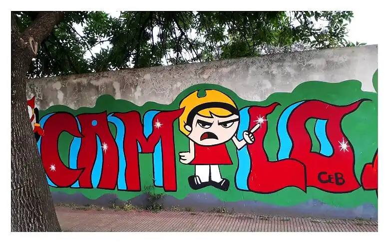 La Escuela de Graffiti salió a la pared