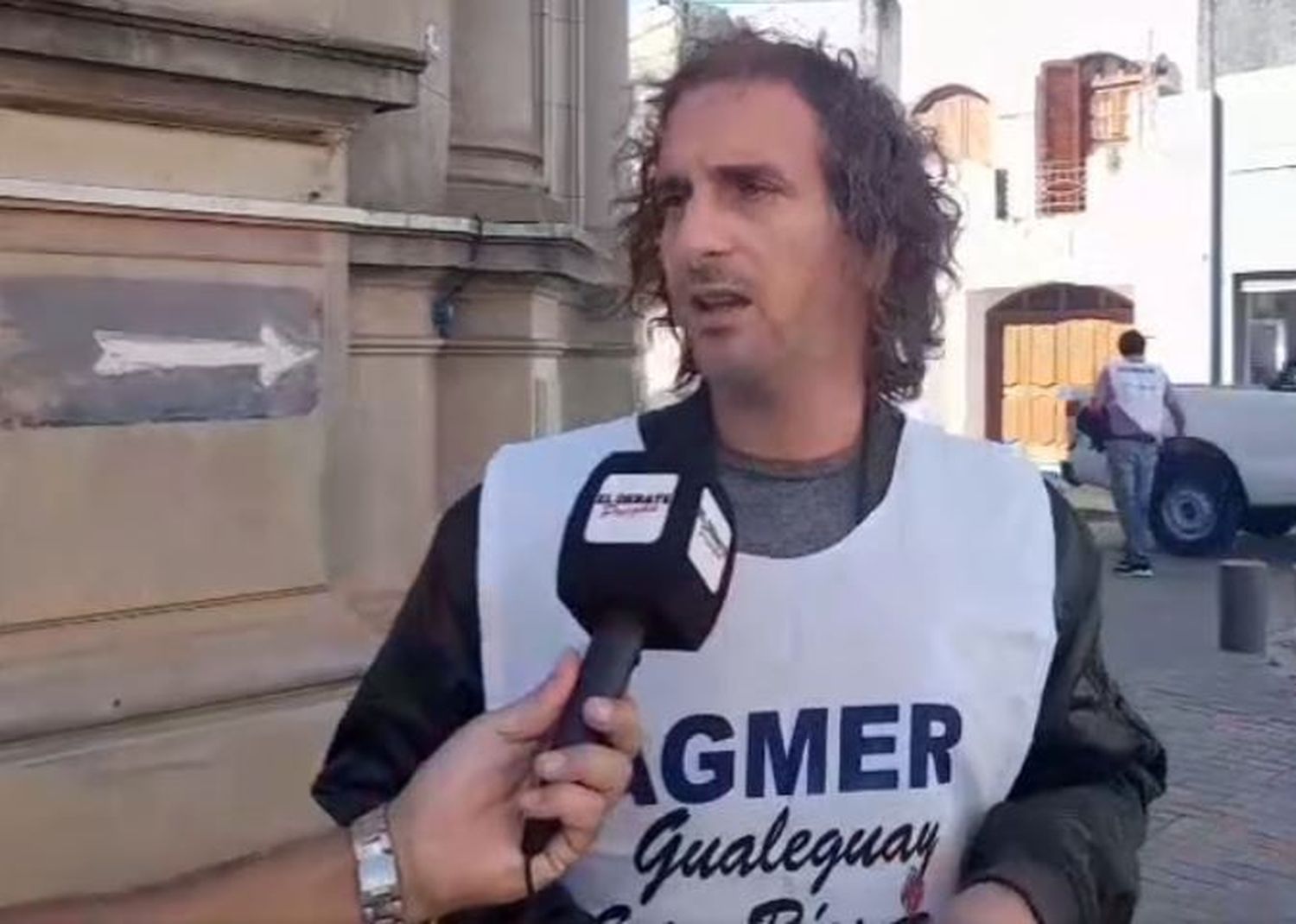 Paro de CTERA: Integrantes de Agmer entregaron panfletos en la zona céntrica