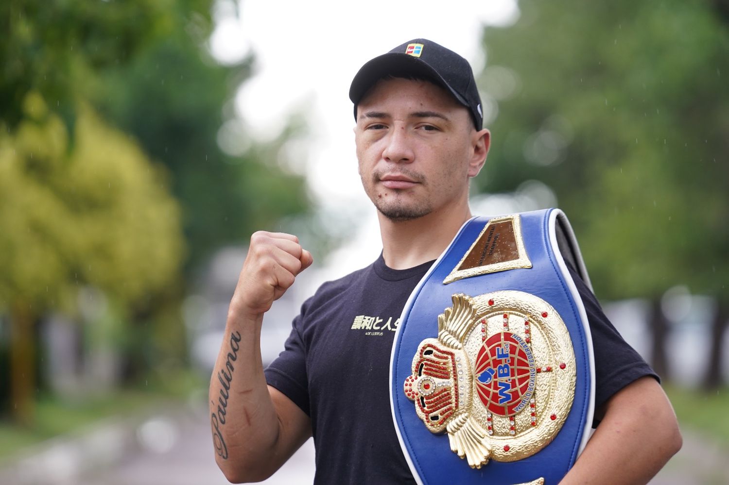 El flamante campeón José "Chinito" Acevedo