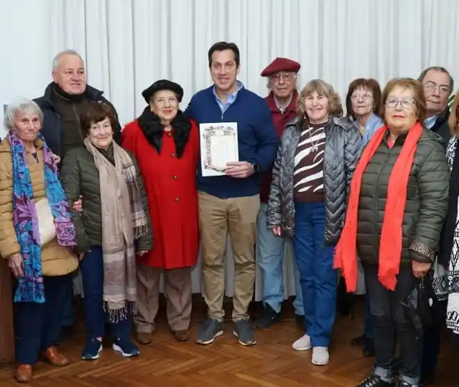 El Intendente recibió a la Agrupación Tradicionalista Renacer