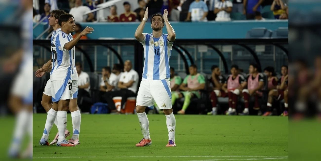 Lo Celso le dedicó el gol a Russo.