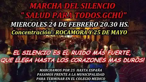 Salud: organizan una nueva marcha del silencio 
