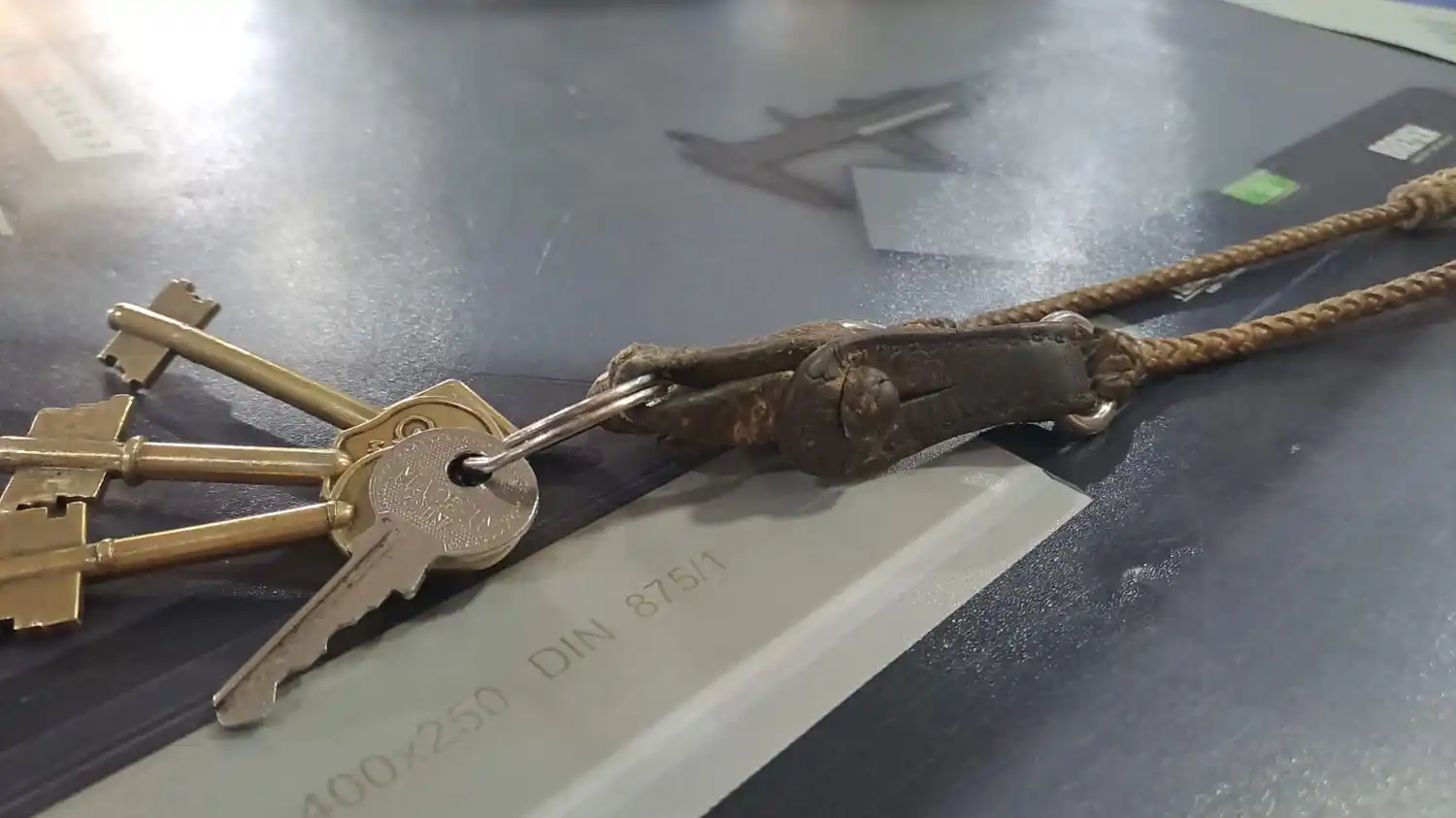 Olvidaron estas llaves en un comercio