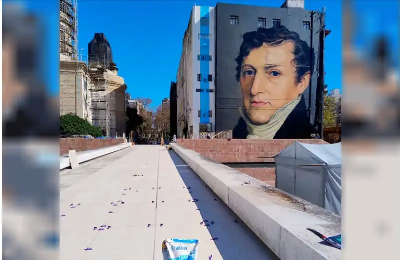 Restauran el Monumento a la Bandera