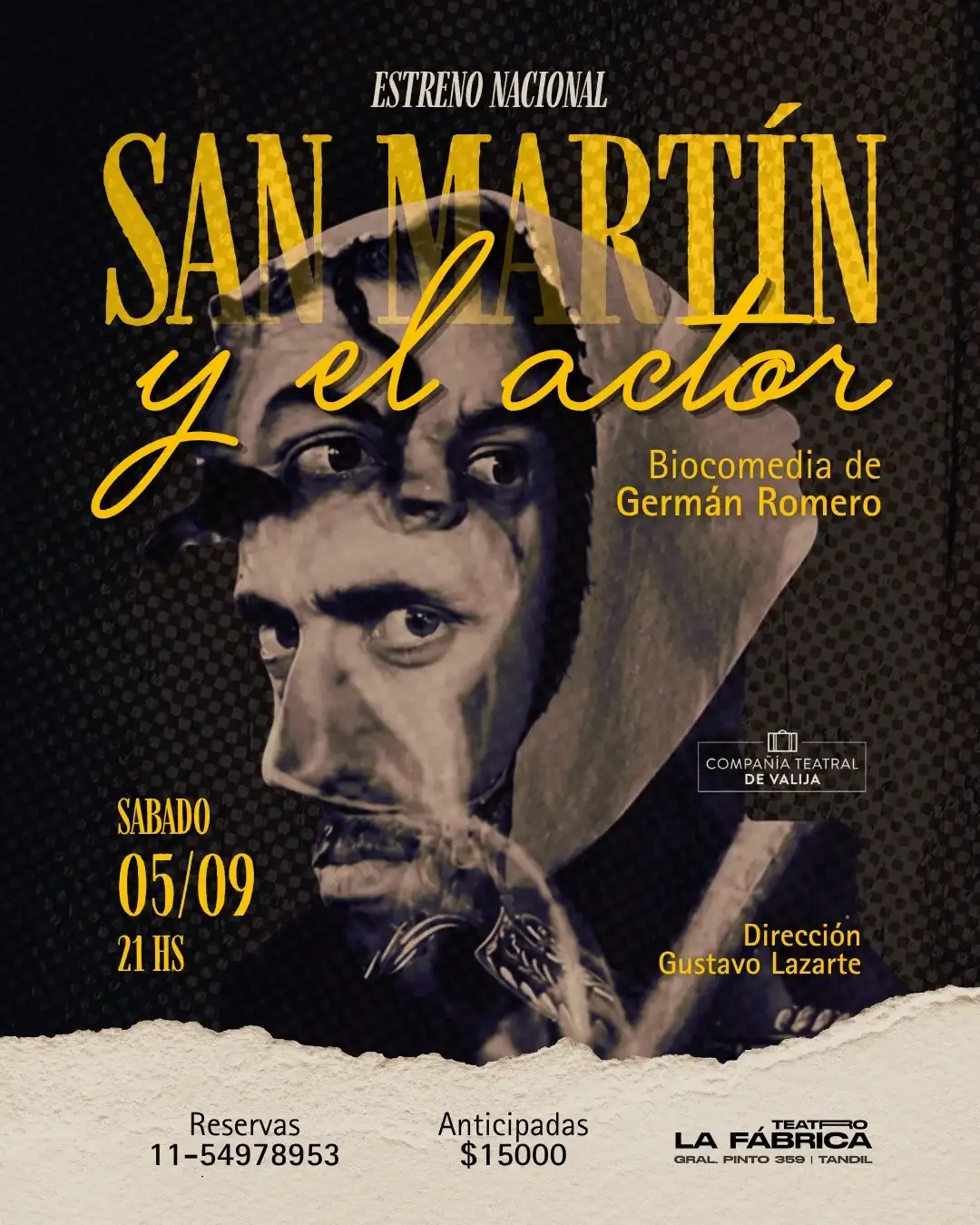 Estreno de "San Martín y el actor"