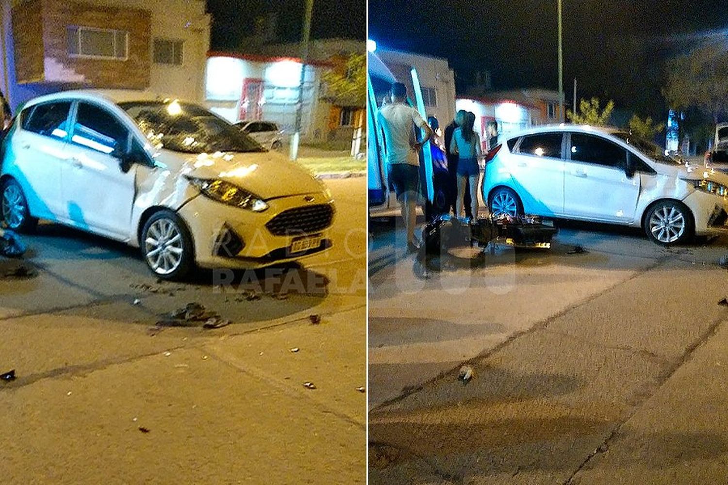 Violento choque en la ciudad terminó con dos mujeres lesionadas