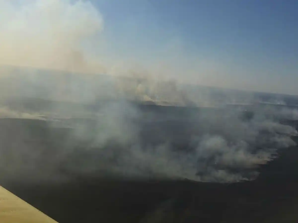 Bomberos lograron contener la mayor parte del incendio de Traslasierra