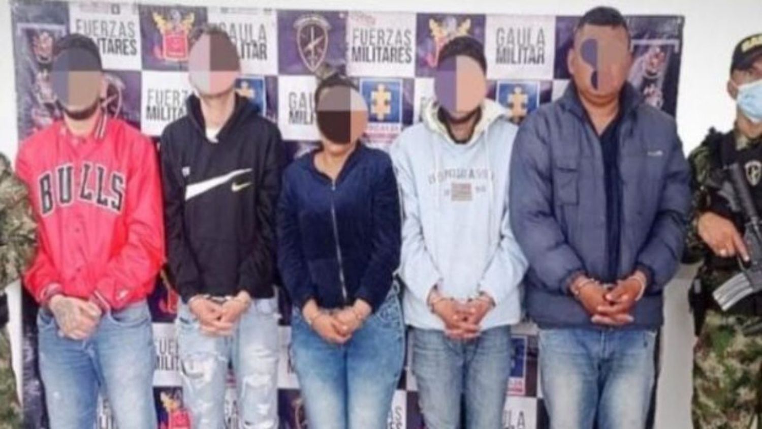 HACIENDO DE LAS SUYAS capturan a 5 miembros del Tren de Aragua en Bogotá
