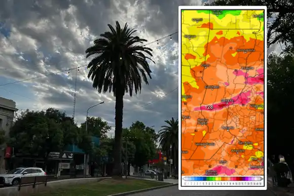 Fin de semana muy inestable en el centro-oeste santafesino: se esperan lluvias intensas y tormentas fuertes
