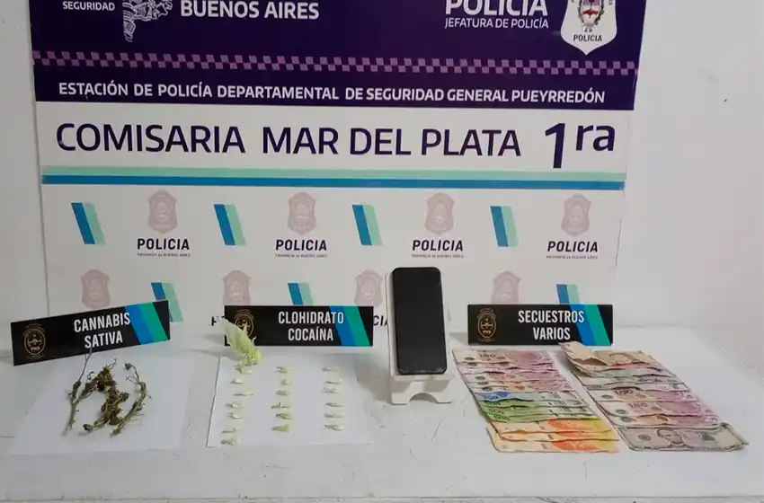 Persecución en pleno centro: atraparon a un "dealer"