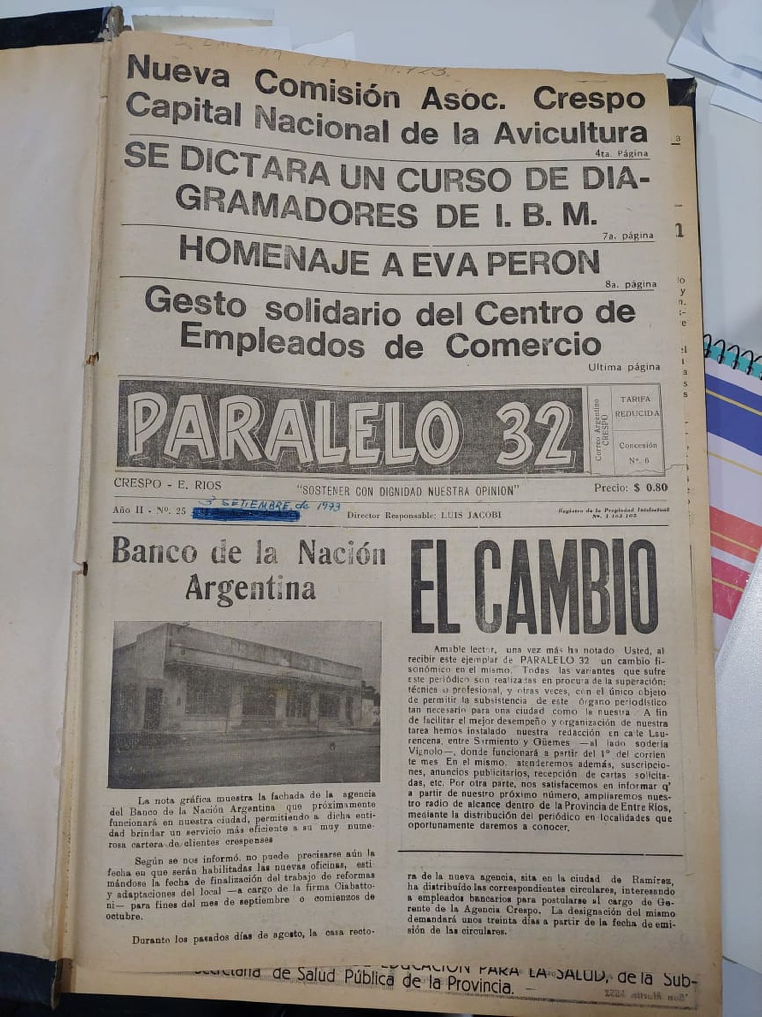 Banco Nación en Paralelo 32 comienza la historia