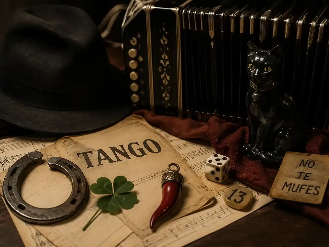 Argento. Las cábalas, la suerte y las supersticiones, explicadas a través del tango a través de Manuel Nuñez.