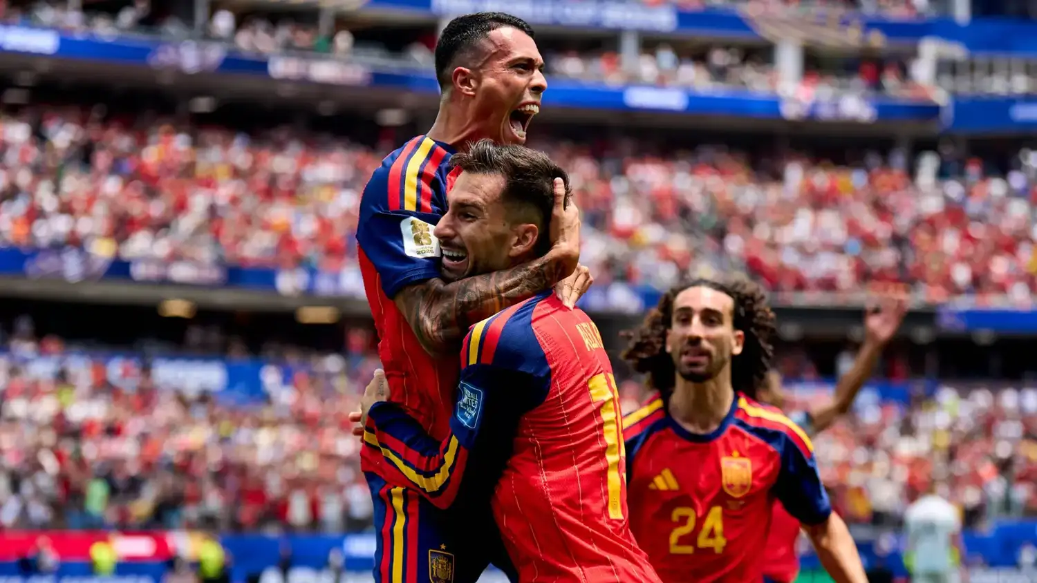 España se enfrenta a Bélgica.