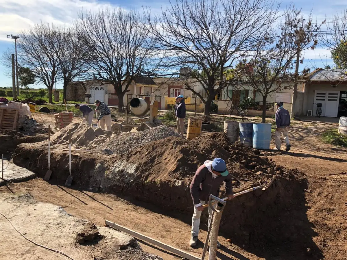 Brinkmann: Tévez recorrió las Obras de pavimento y desagües 