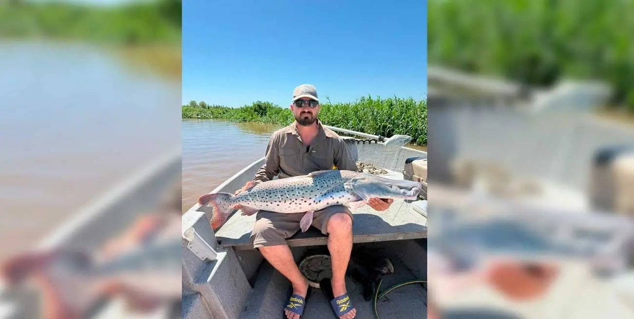 El oriundo de Sunchales compartió las imágenes por WhatsApp a El Litoral.