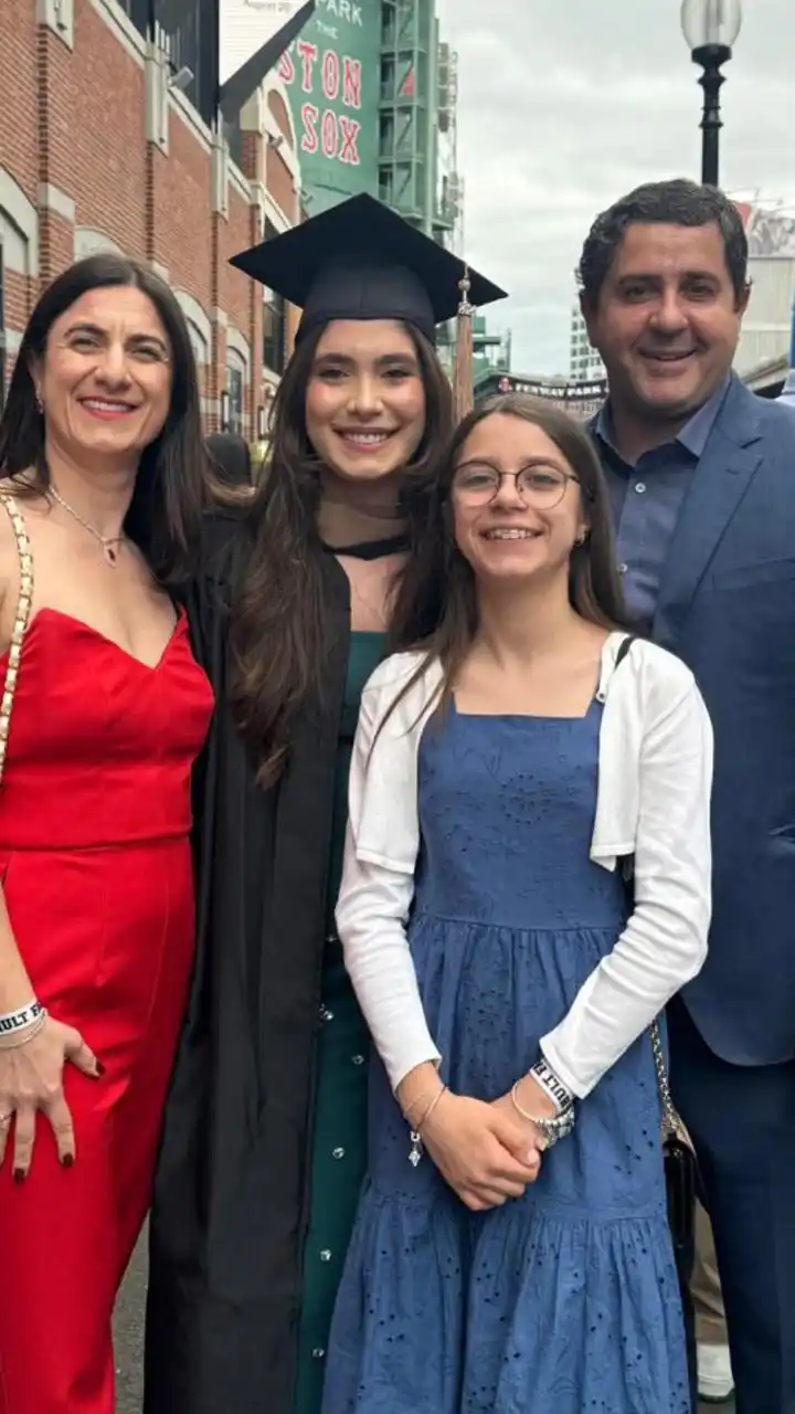 Todos en Boston en la recepción de mi hija mayoe-