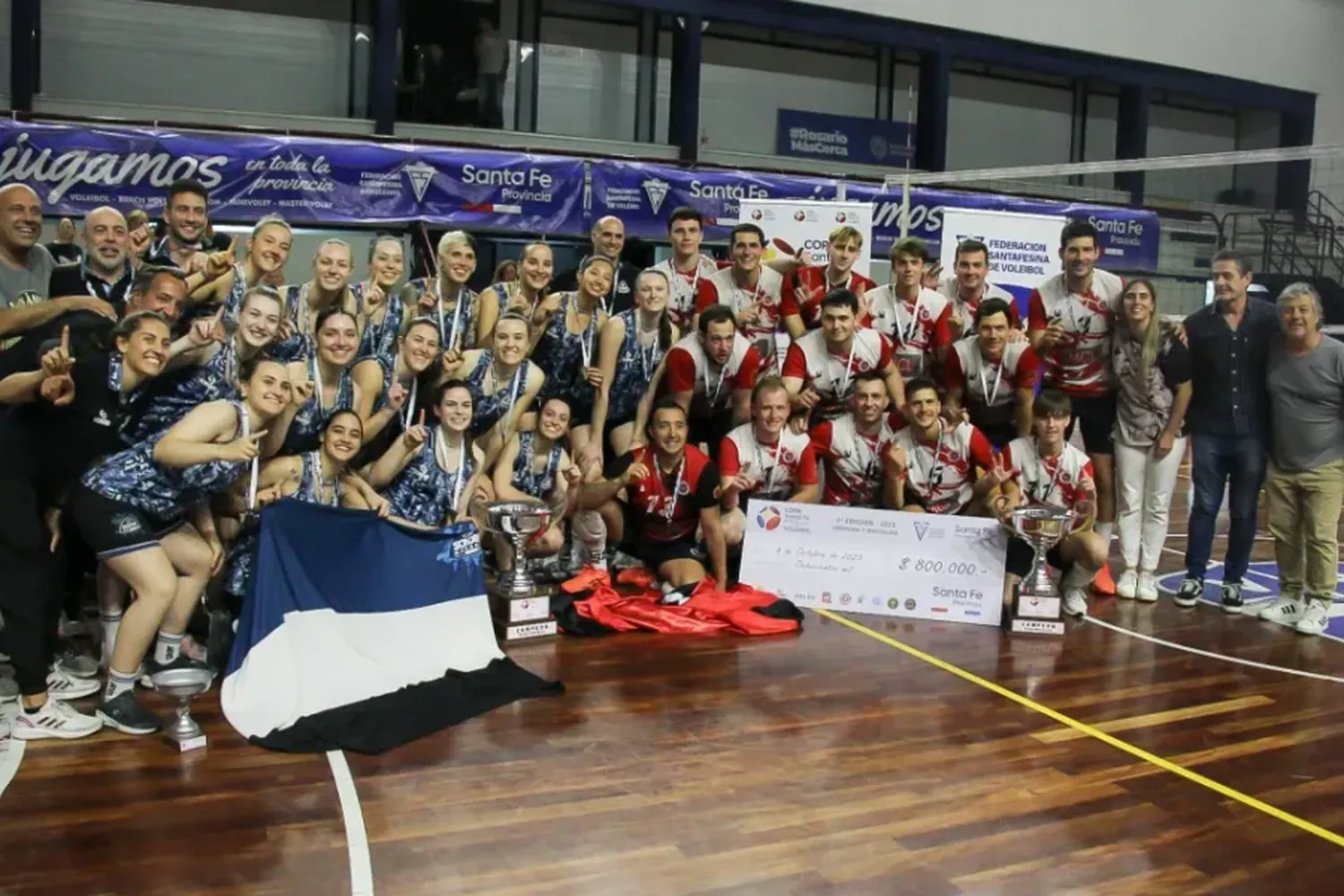 Los campeones de la Copa Santa Fe de Vóley