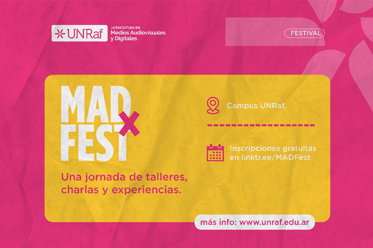 Llega la tercera edición del MADFest de UNRaf