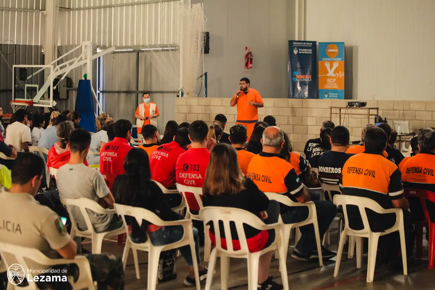 Referentes de Salud y Seguridad de la región participaron de las jornadas que la DINESA dictó en Lezama