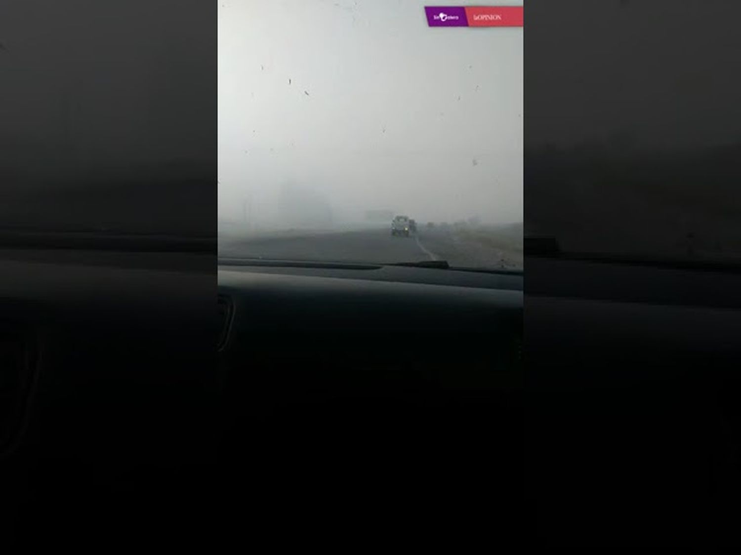 Humo y niebla en la ruta: “¿Hasta cuándo?”
