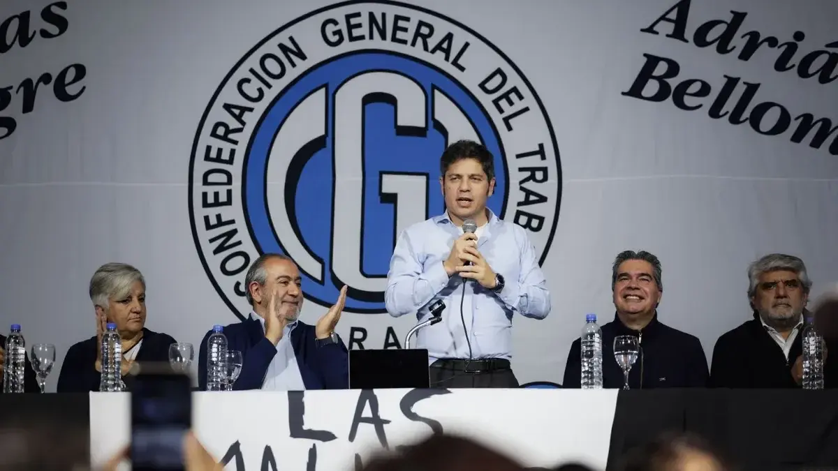 Kicillof en la CGT regional en Chaco