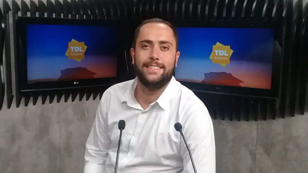 Bernardo Weber en el desayuno de Tandil Despierta