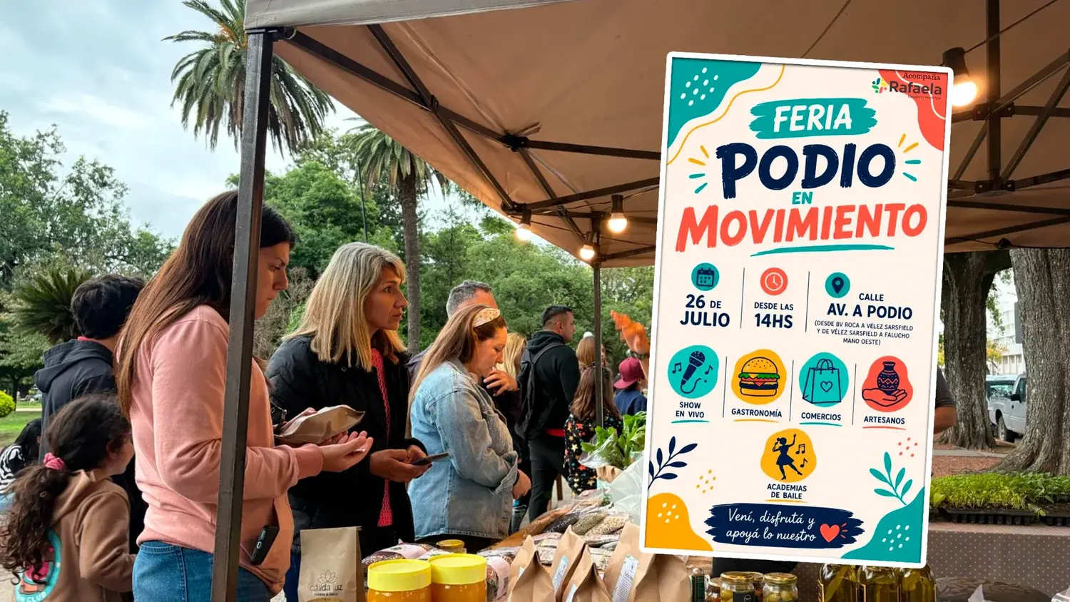 “Podio en Movimiento” vuelve con feria, música y propuestas para toda la familia
